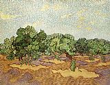 Vincent Van Gogh Famous Paintings - Olive Grove II